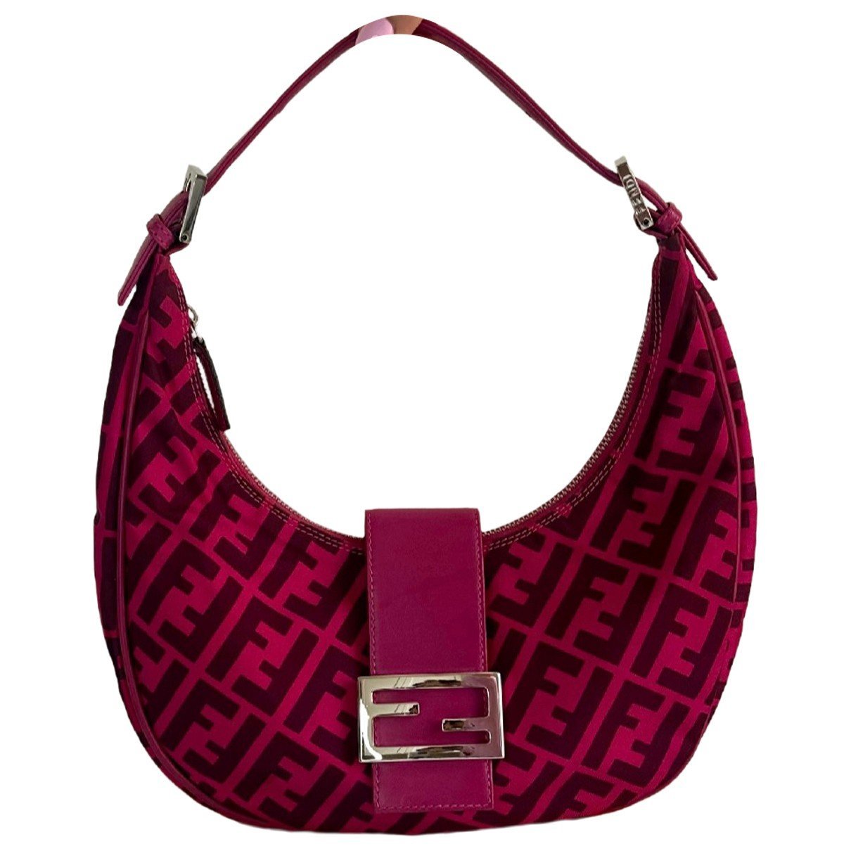 Croissant cloth handbag