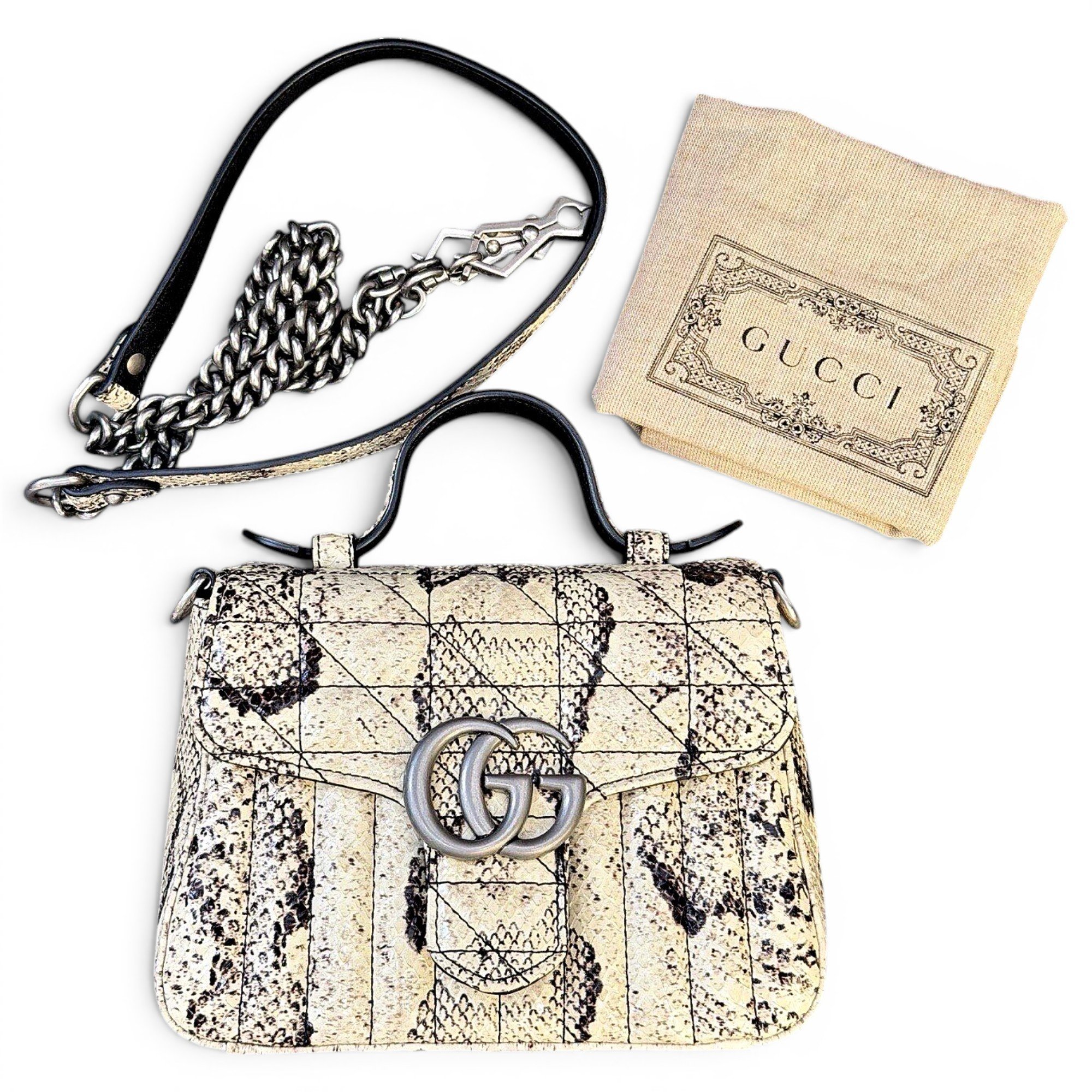 GG Marmont Flap leather handbag