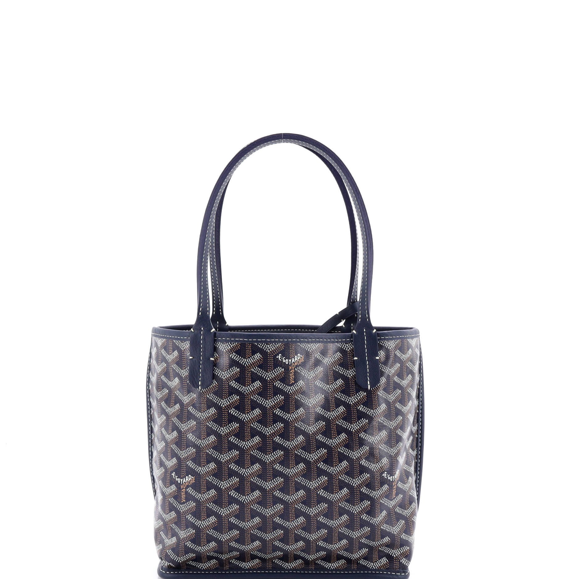 Goyard Anjou Reversible Tote Coated Canvas Mini