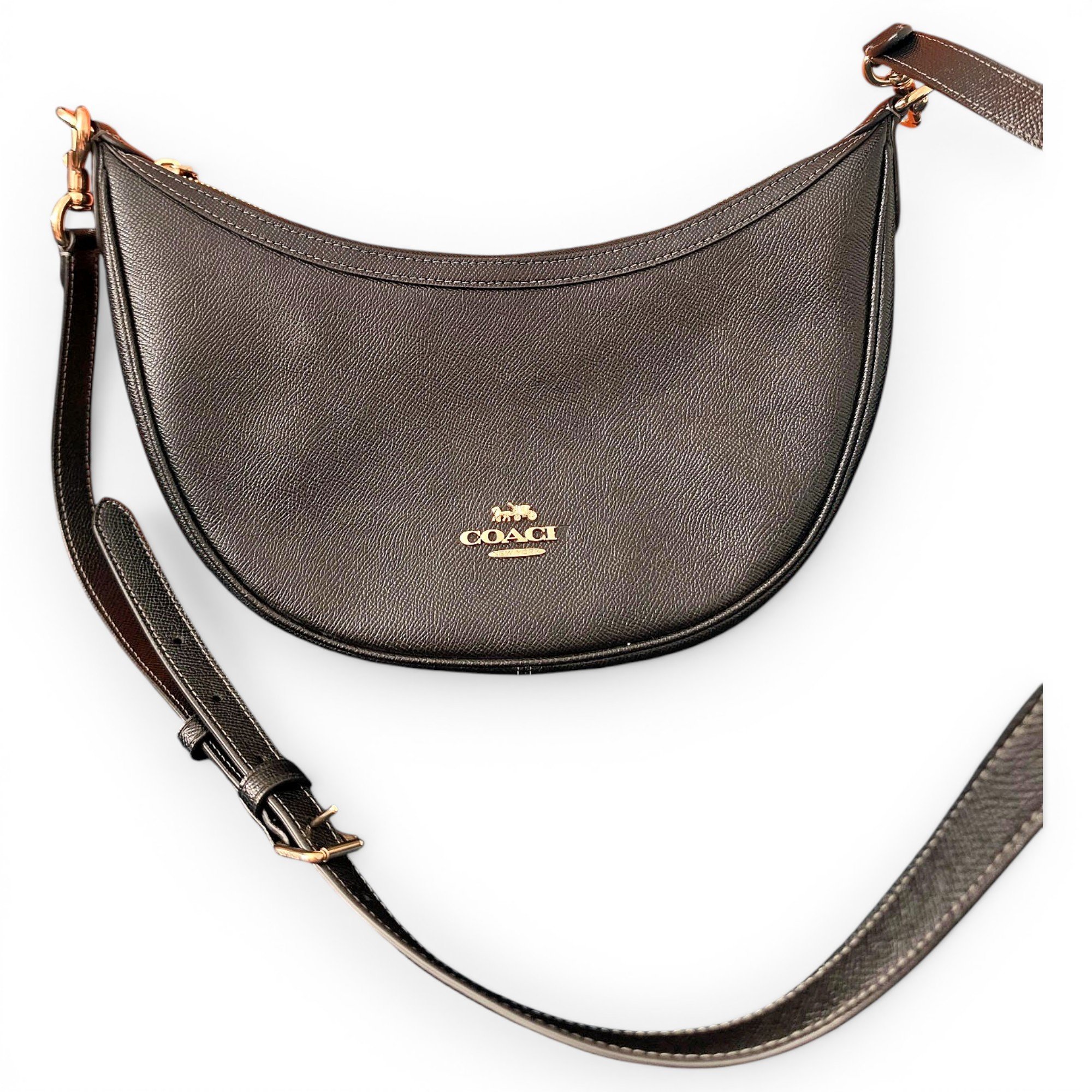 Leather crossbody bag