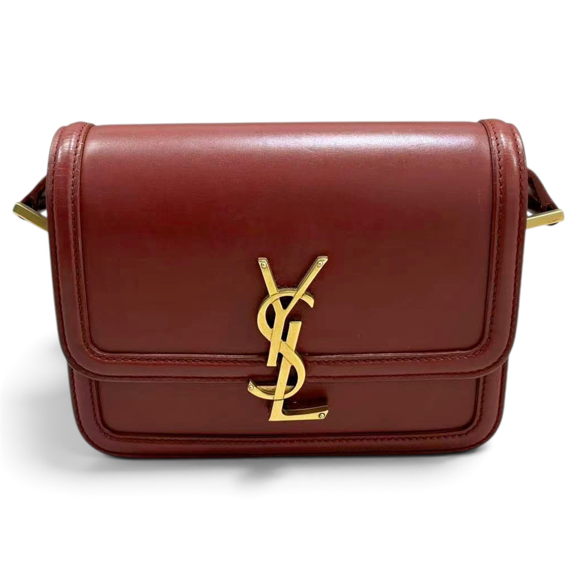 Solférino leather handbag