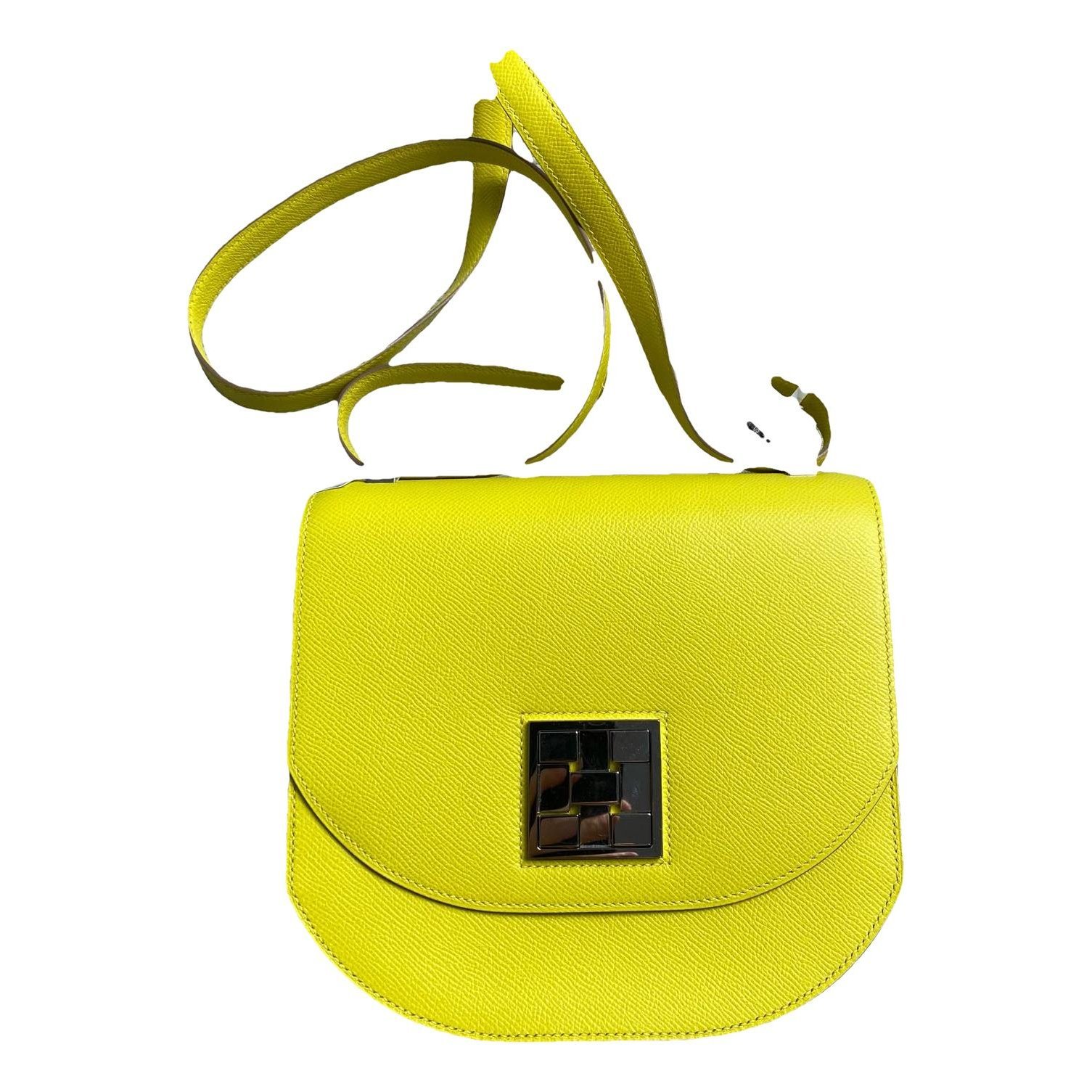 Mosaïque leather handbag
