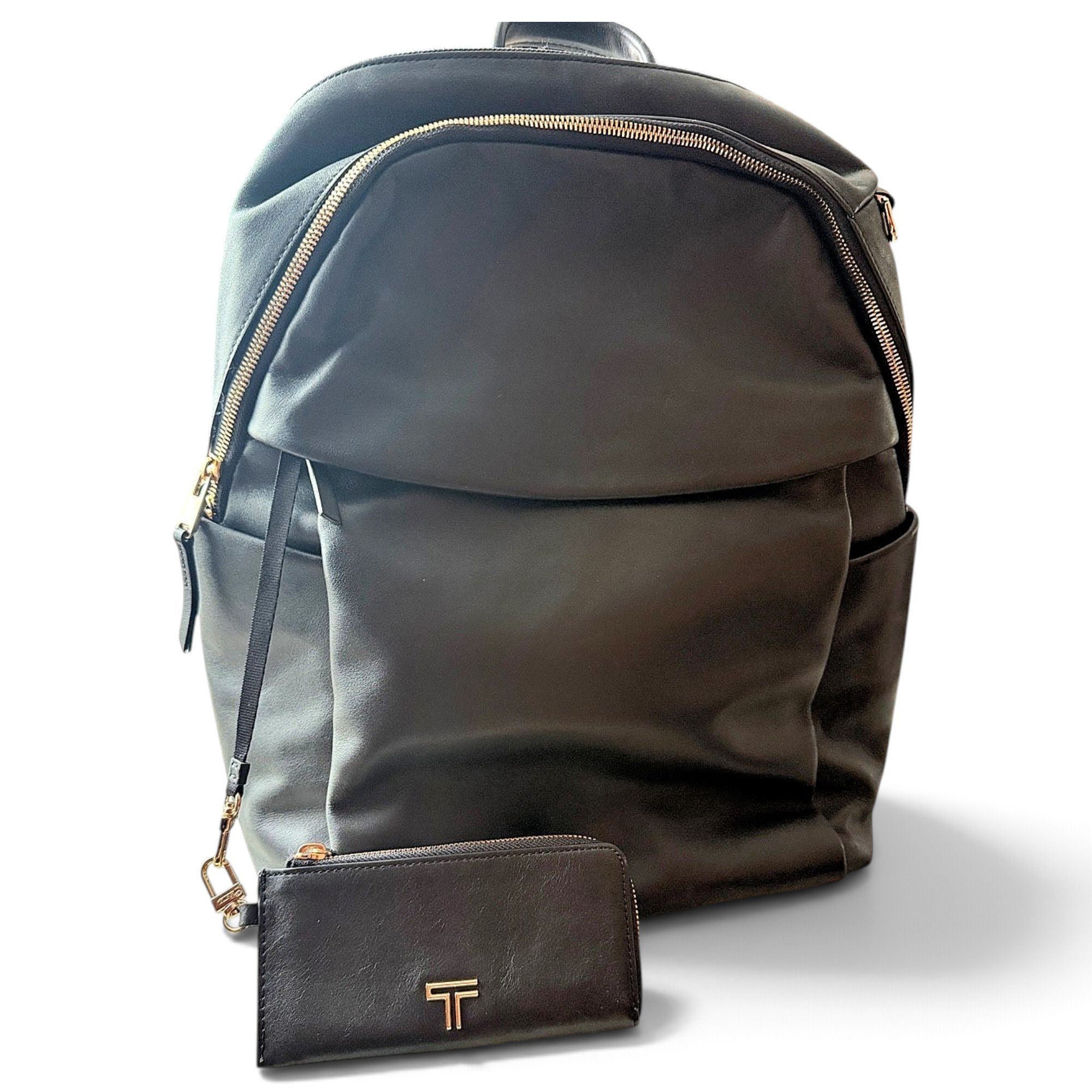 Leather backpack