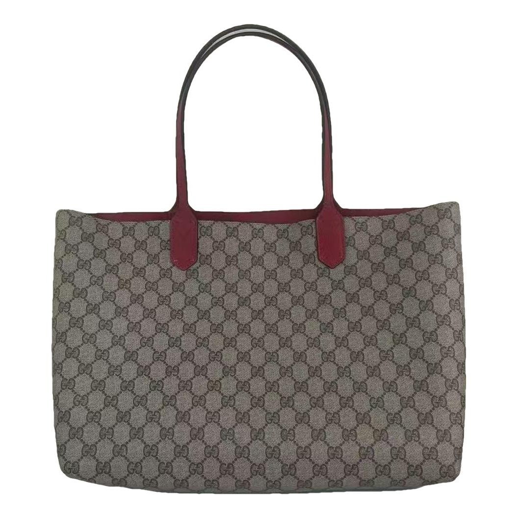 Leather tote