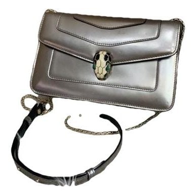 Serpenti leather handbag