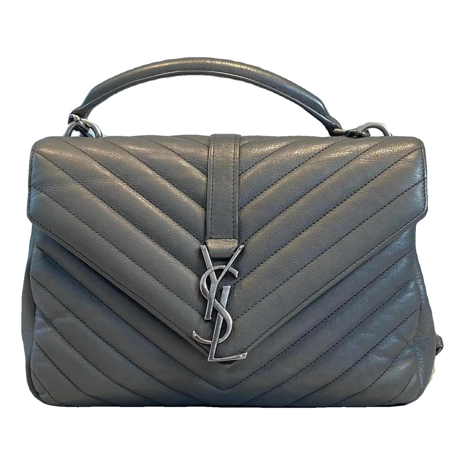 Collége monogramme leather handbag