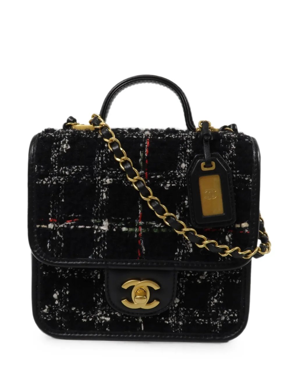 turn-lock tote bag
