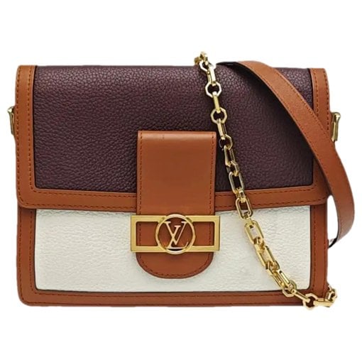 Dauphine leather handbag