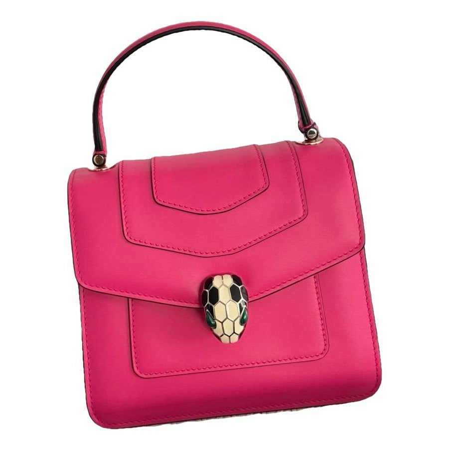 Serpenti leather handbag