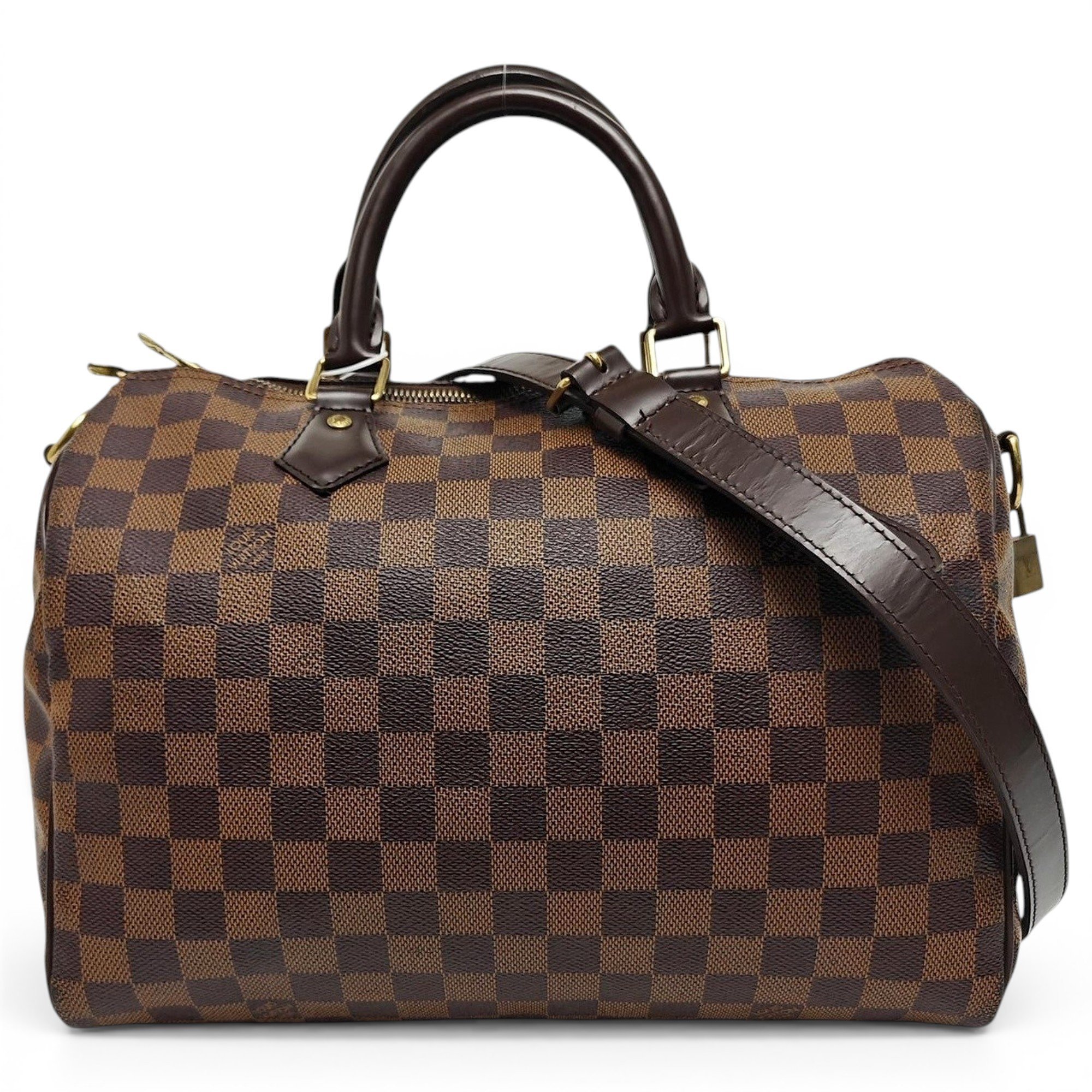 Nano Speedy / Mini HL leather handbag