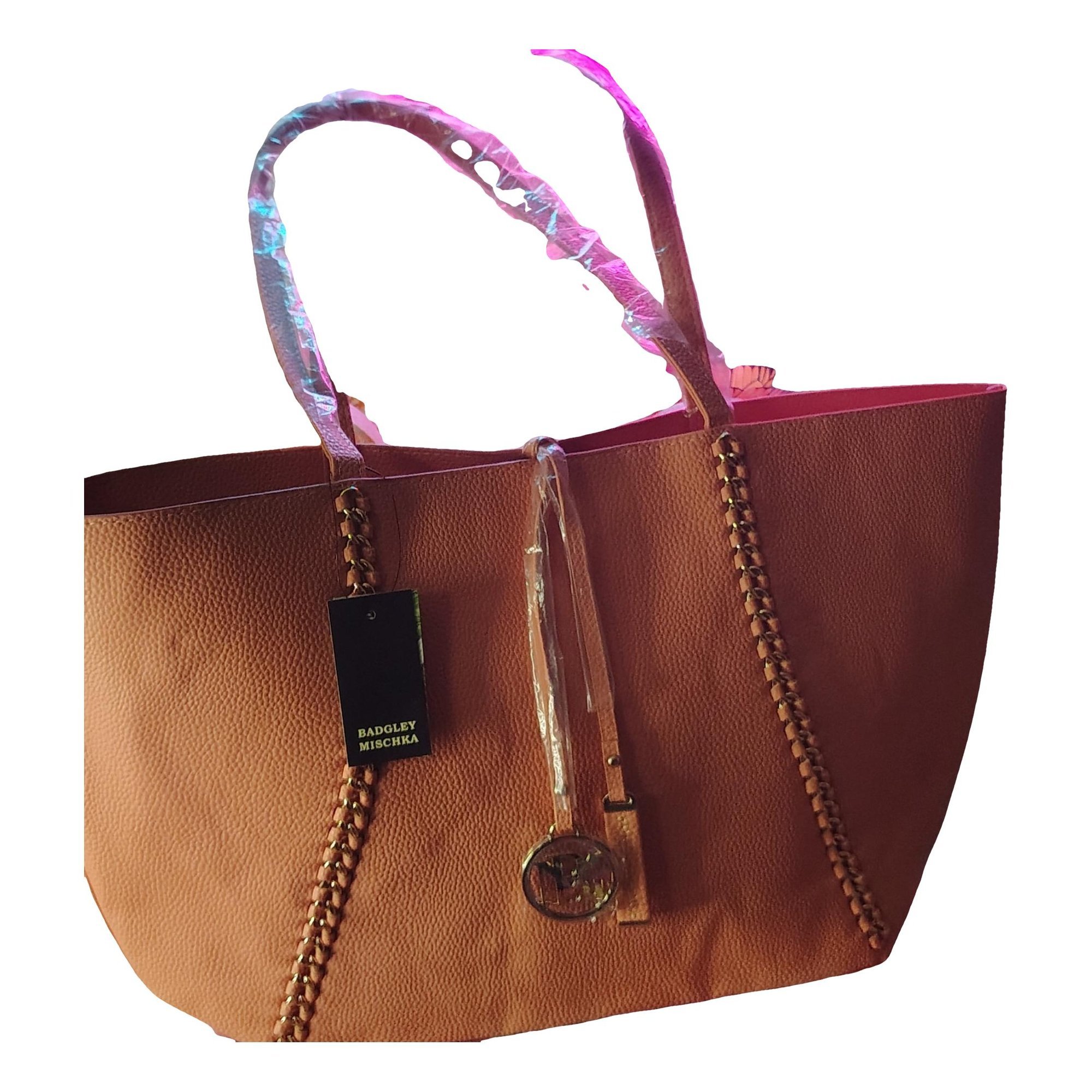 Leather tote