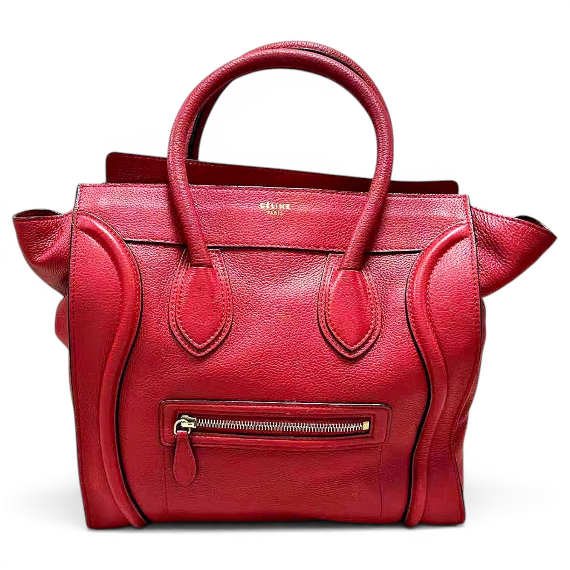 Luggage leather handbag