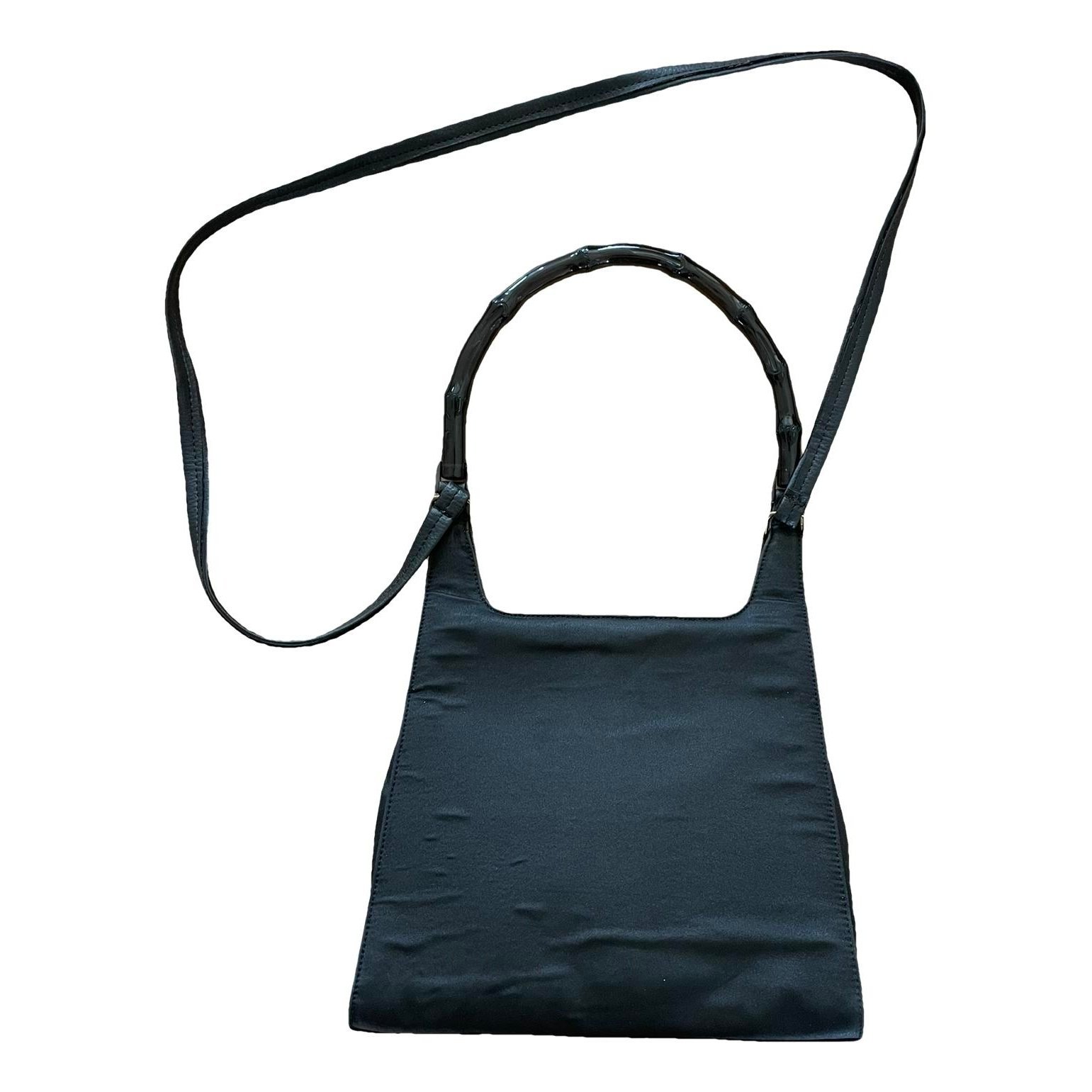 Vintage Bamboo silk handbag