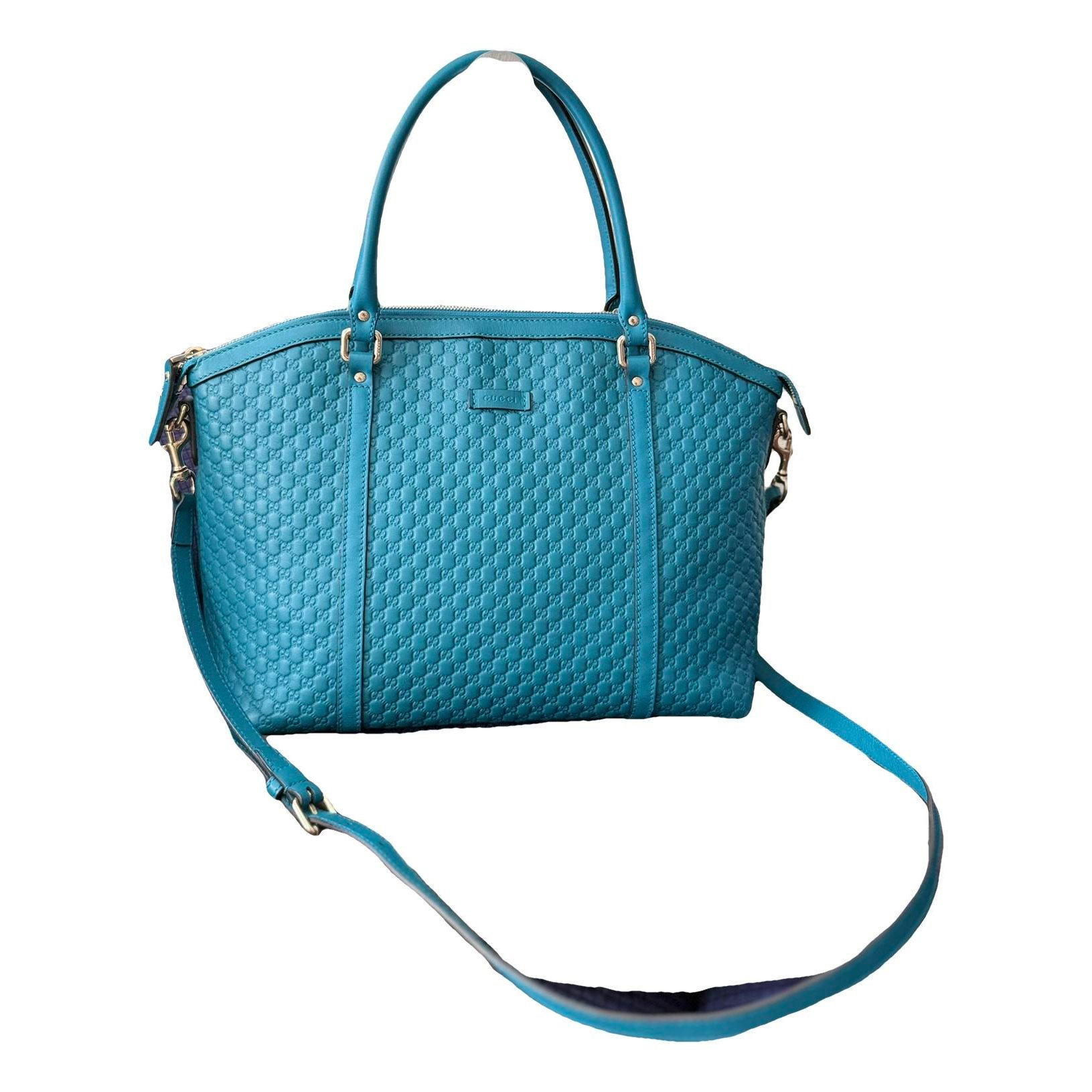 Dôme leather handbag