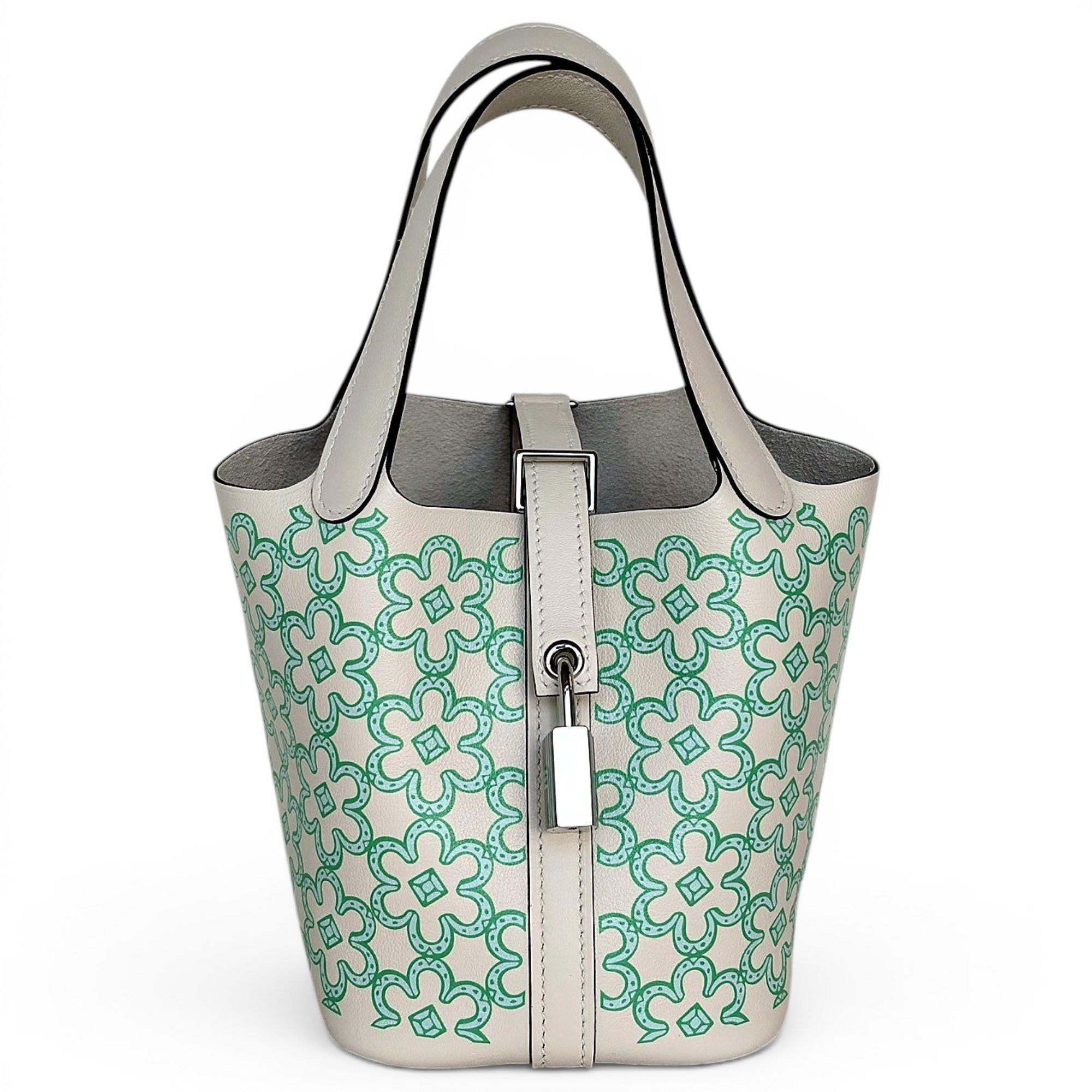 Picotin leather handbag