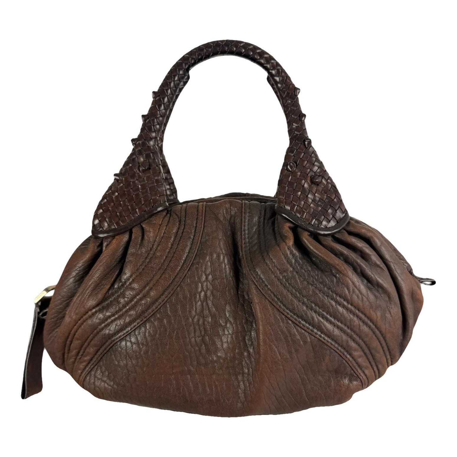 Spy leather handbag