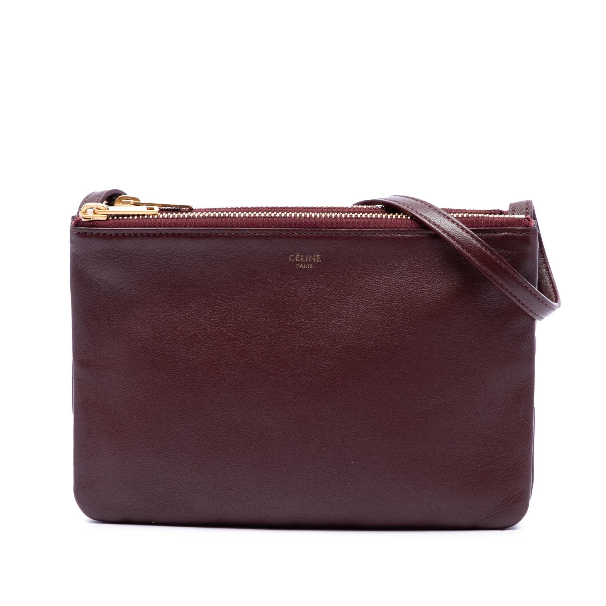 Trio pony-style calfskin handbag