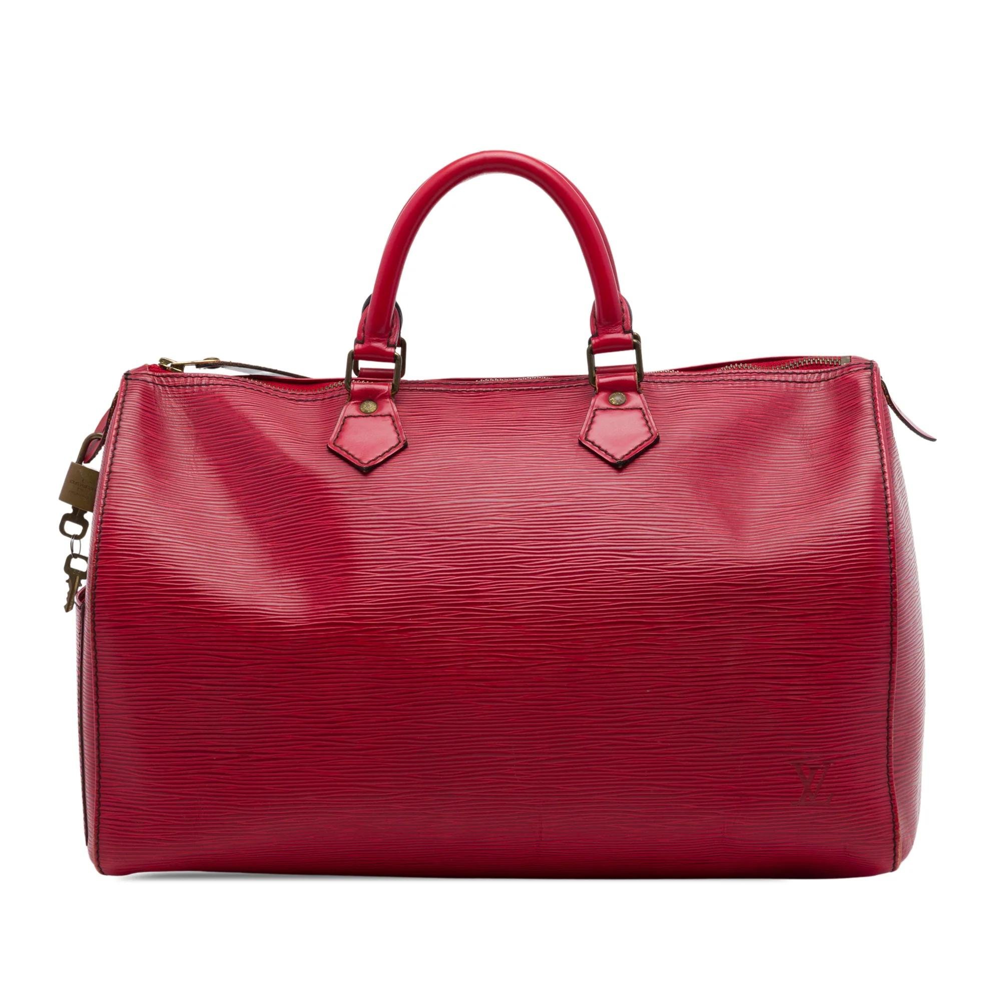 Speedy leather handbag