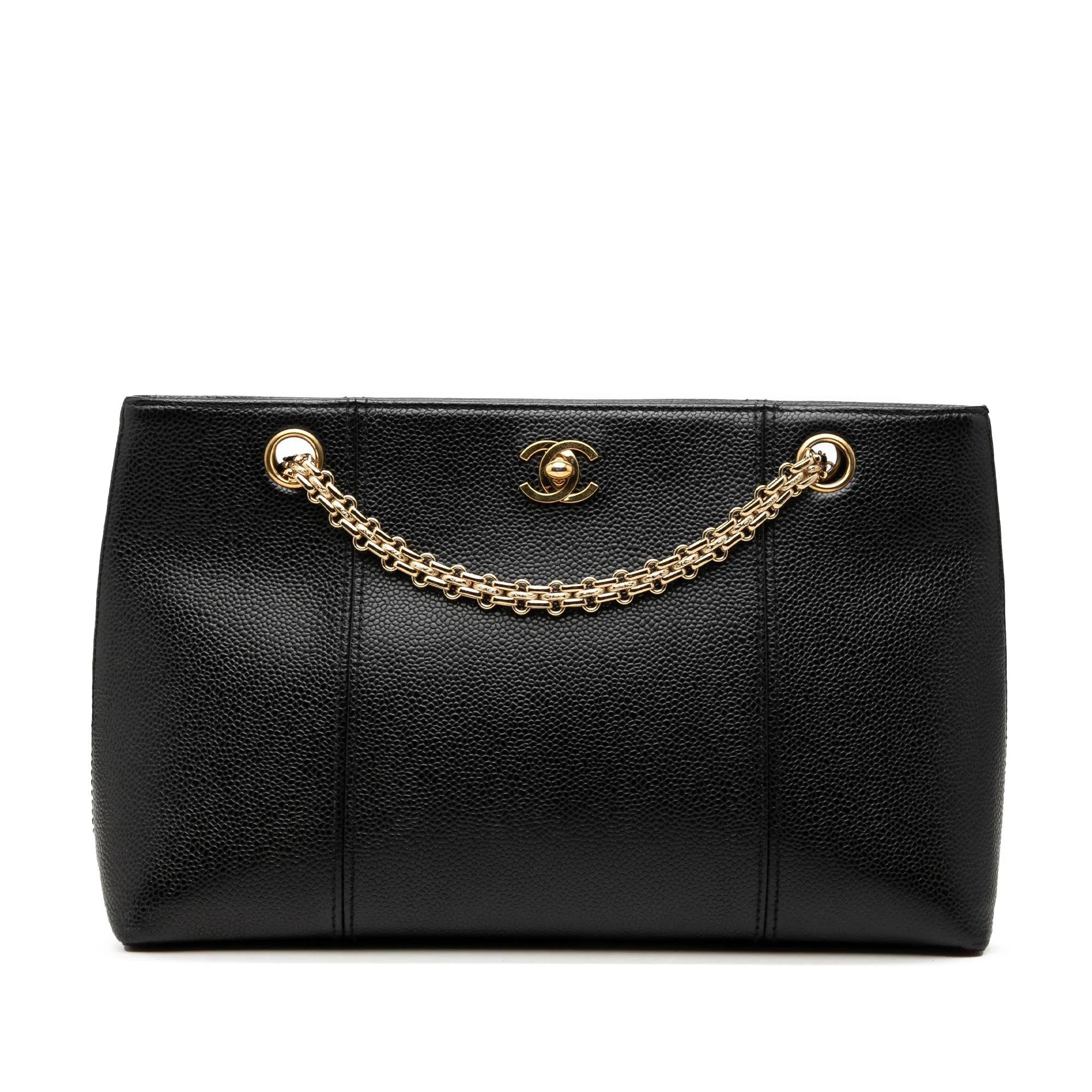 Leather tote