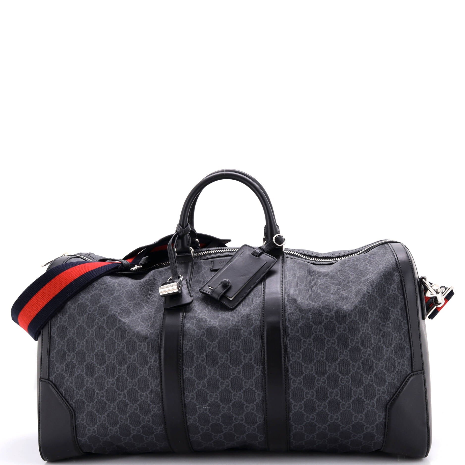 Convertible Duffle Bag GG Coated Canvas Large