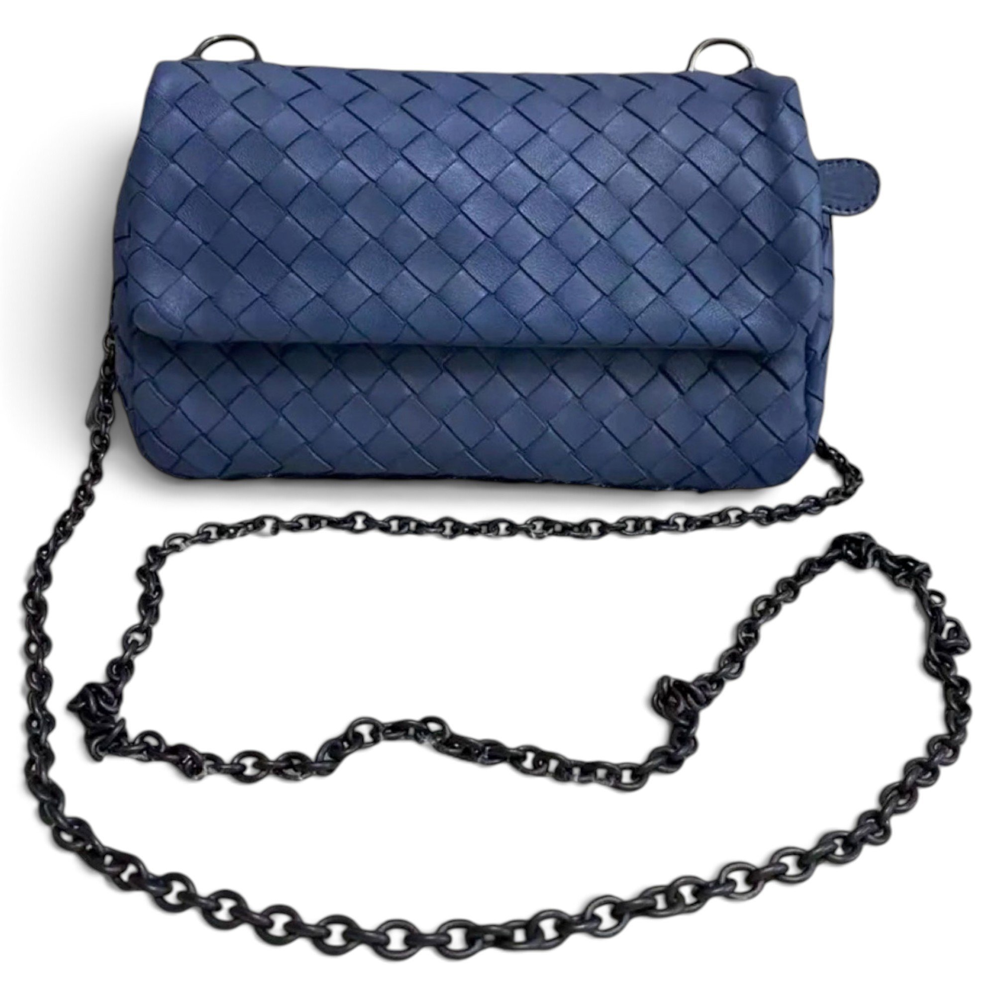 Chain Pouch leather handbag