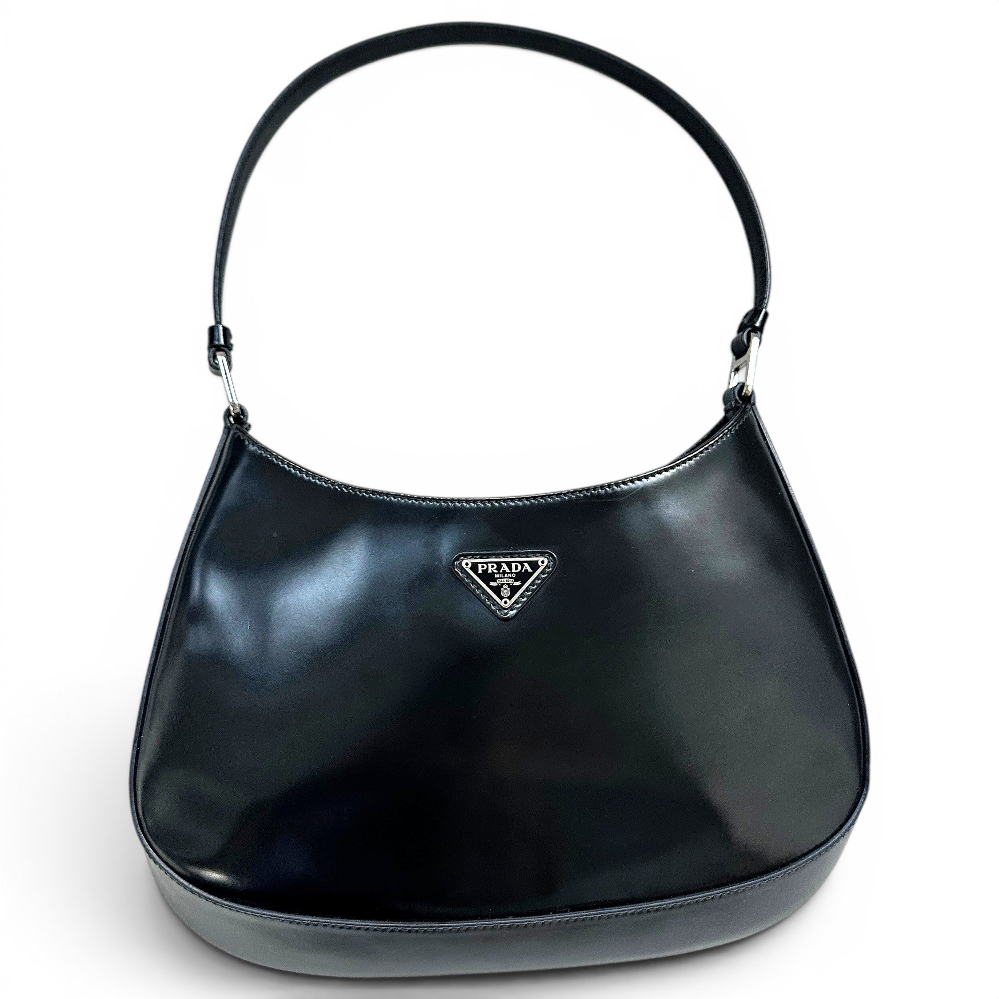 Cleo patent leather handbag