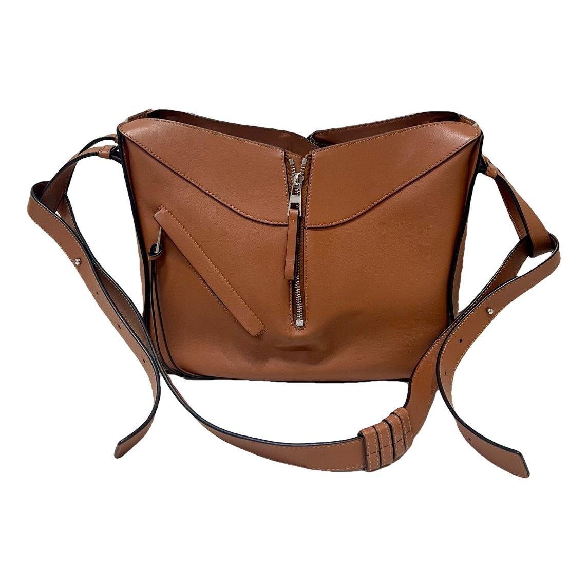Hammock leather handbag