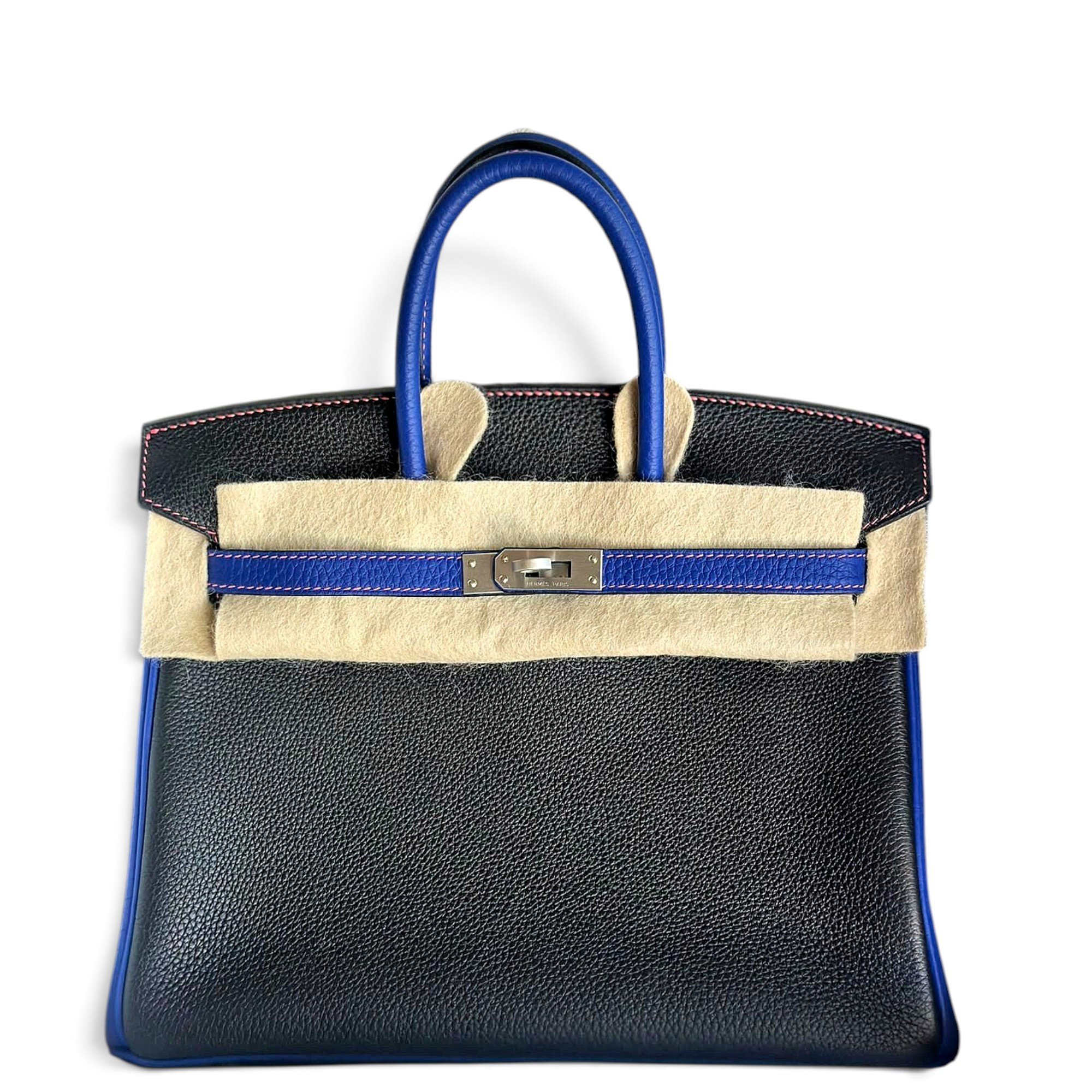 Hermes Birkin 25 Handbag Togo Leather 2017
