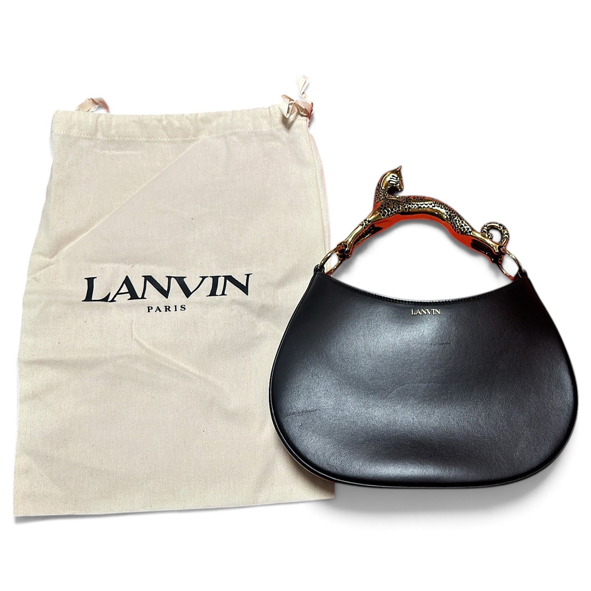 Lanvin Pencil Chat leather handbag