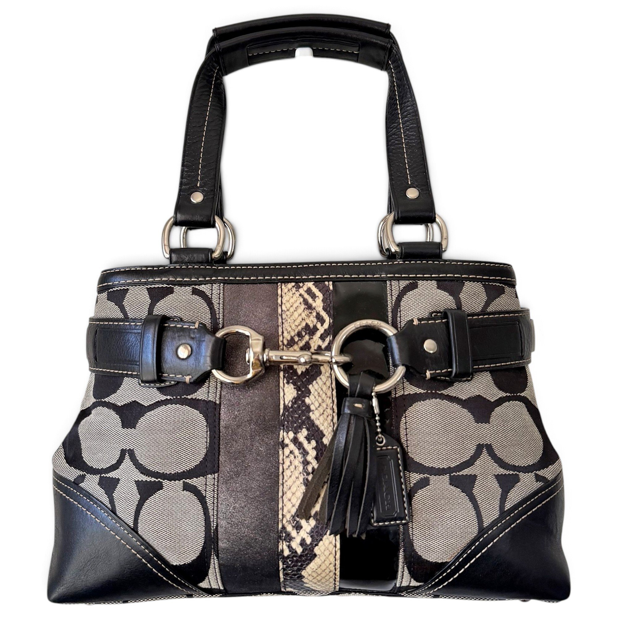 Signature Sufflette leather handbag