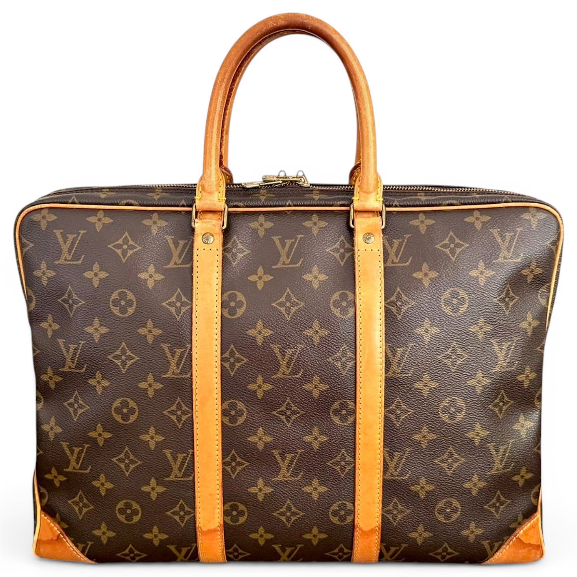 Porte Documents Voyage patent leather bag