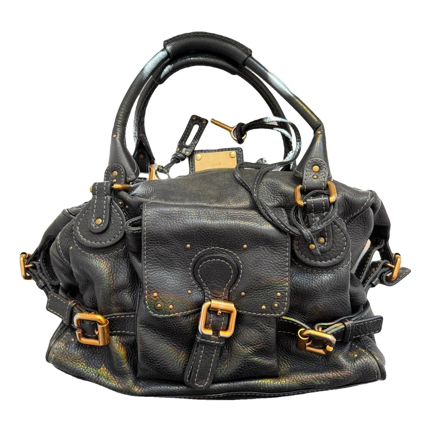 Paddington, Pocket leather handbag