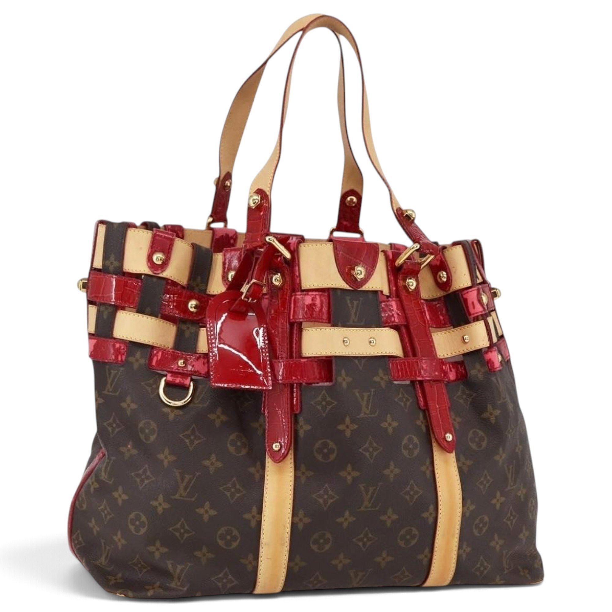 Leather tote