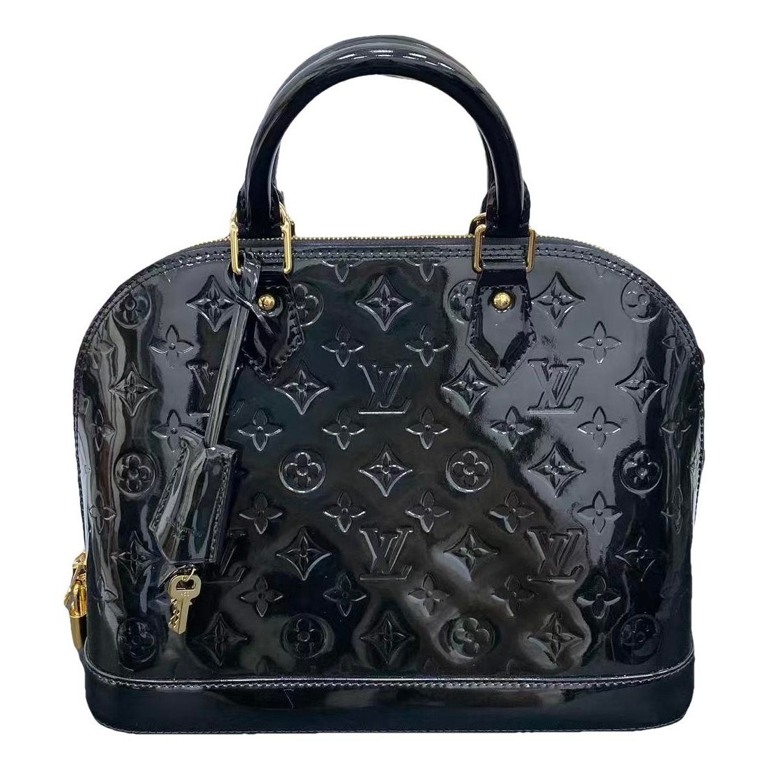 Alma patent leather handbag