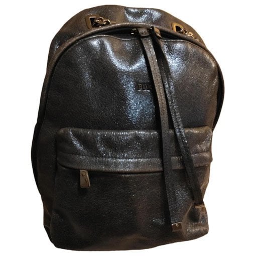 Leather backpack
