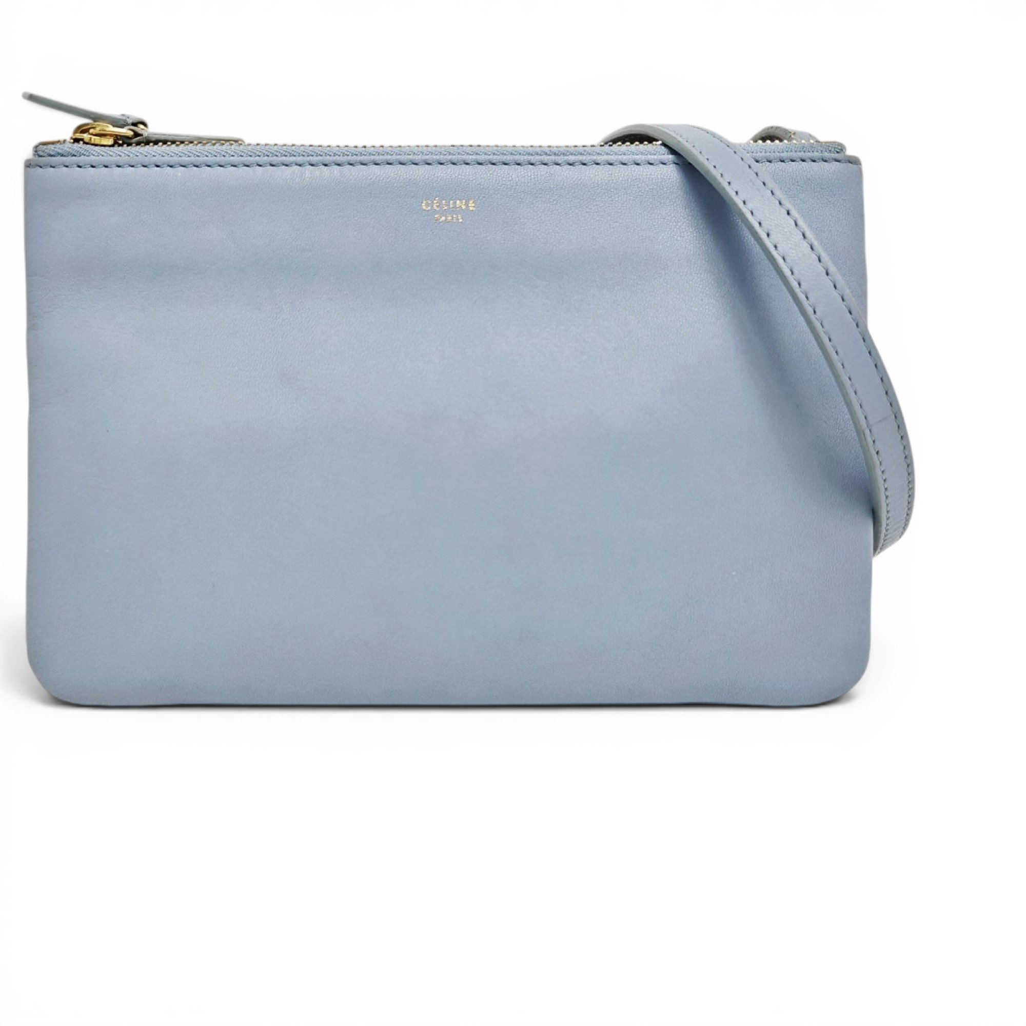 Trio leather crossbody bag