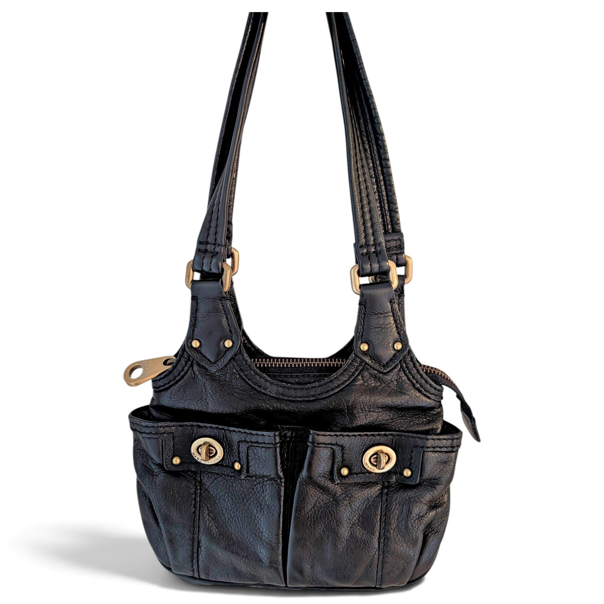 Stam leather handbag
