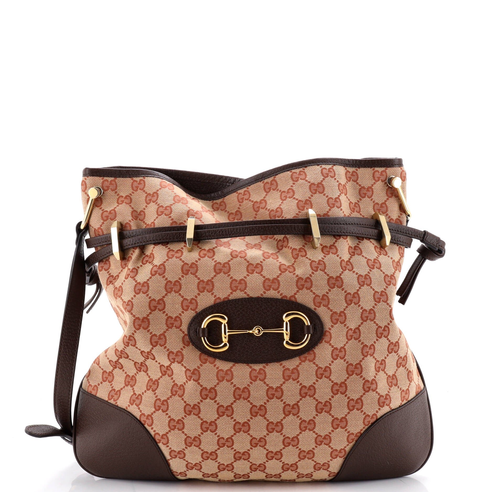 Horsebit 1955 Messenger Bag GG Canvas Large