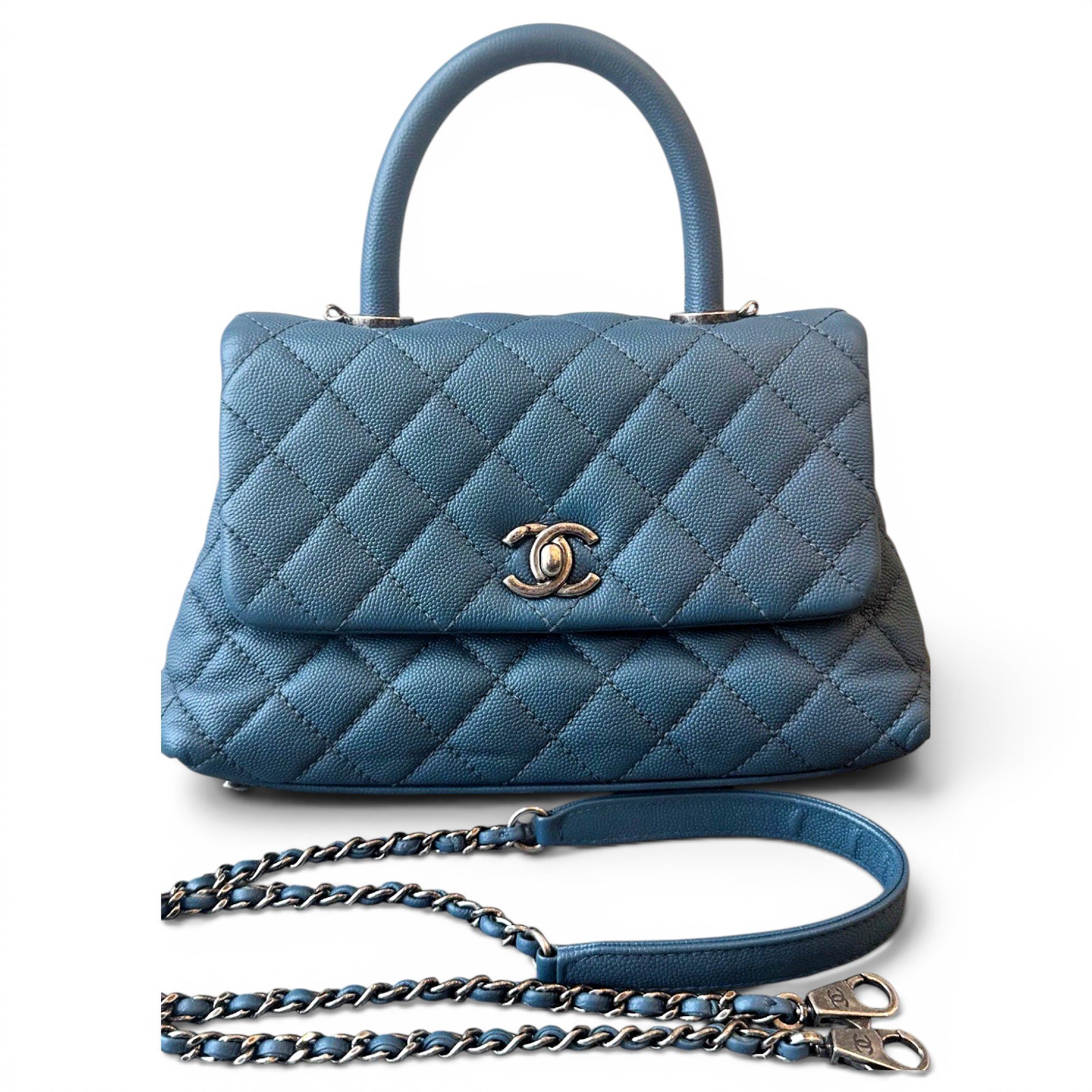 Coco Handle leather handbag