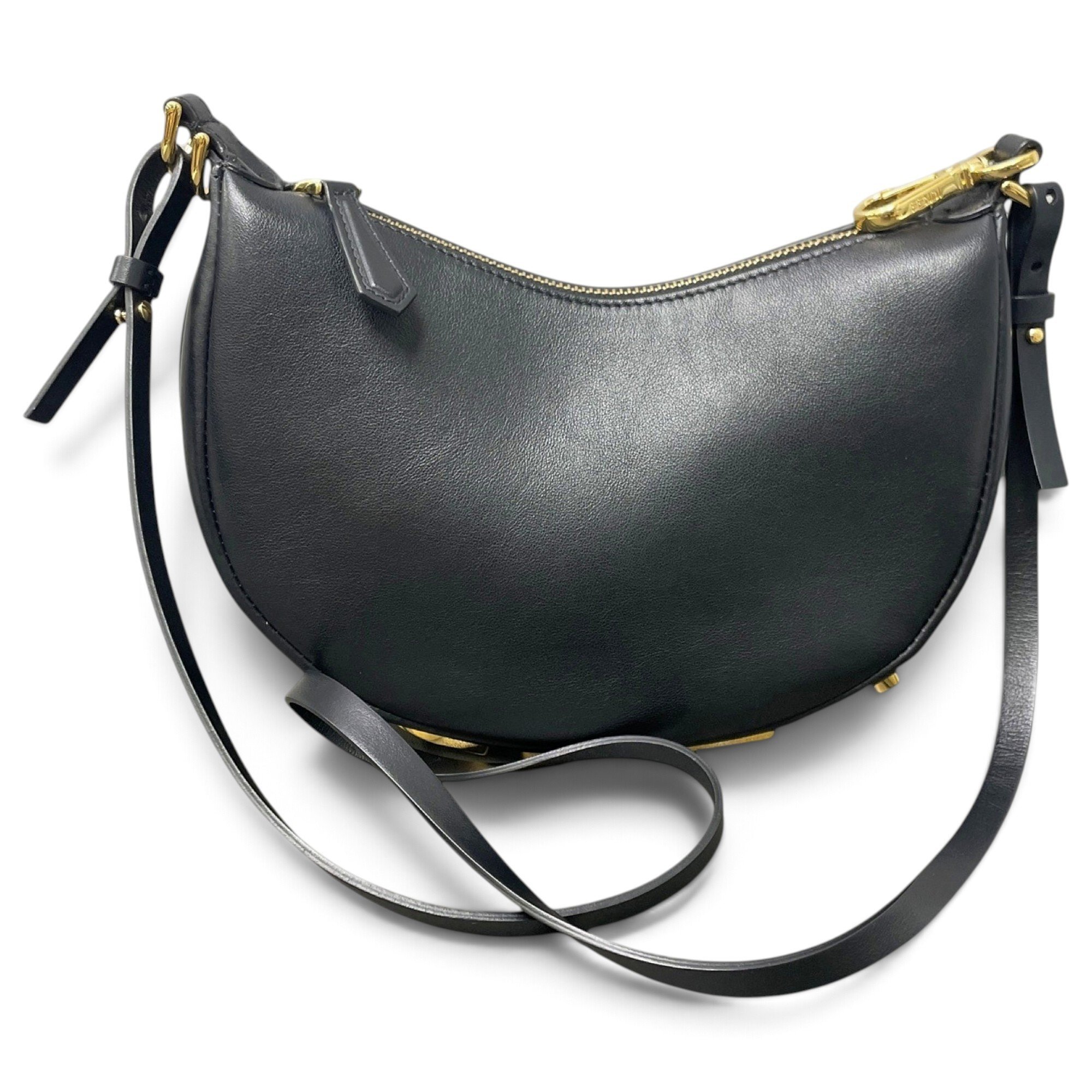 Fendigraphy leather handbag