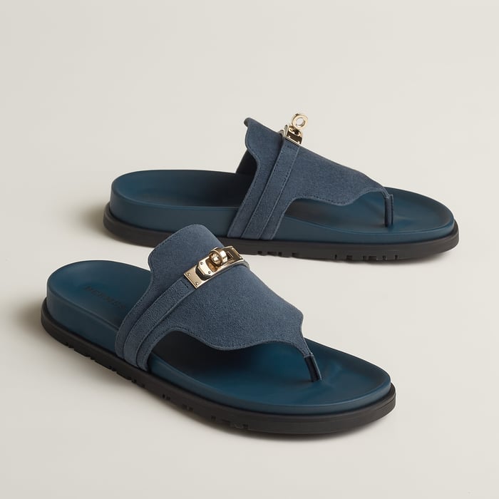 Bleu Céleste Empire Sandal