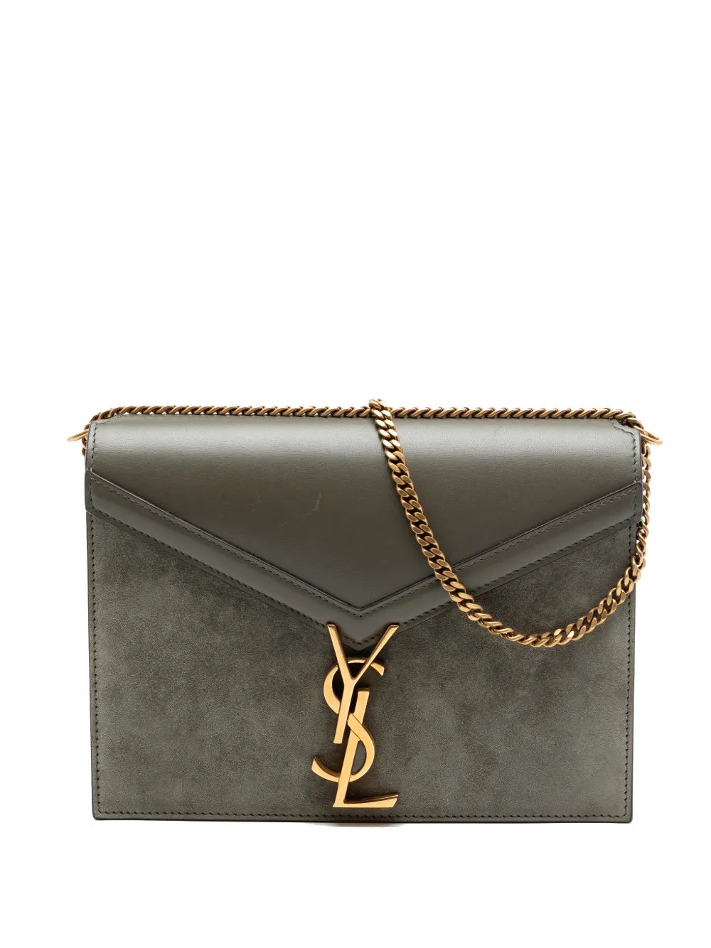 2019 Suede and Calfskin Monogram Cassandra Clasp Bag shoulder bag