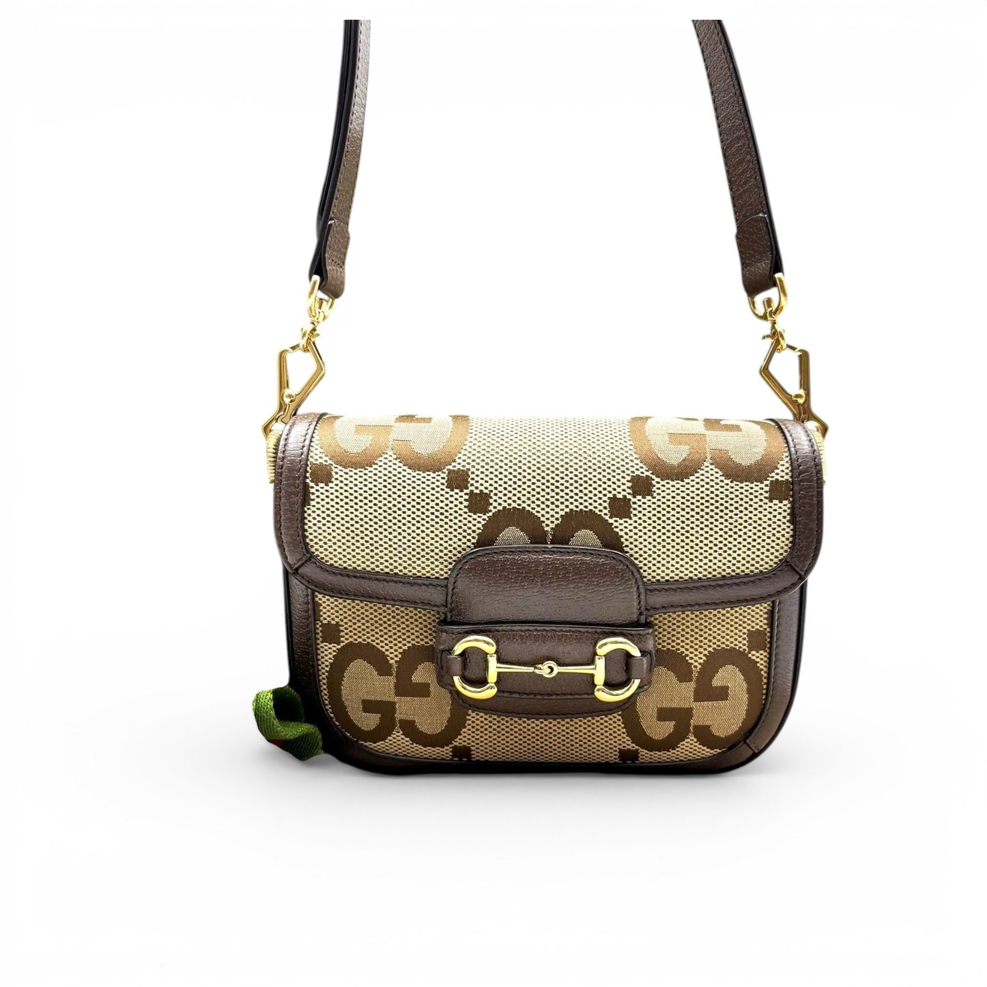 Horsebit 1955 Flap cloth handbag