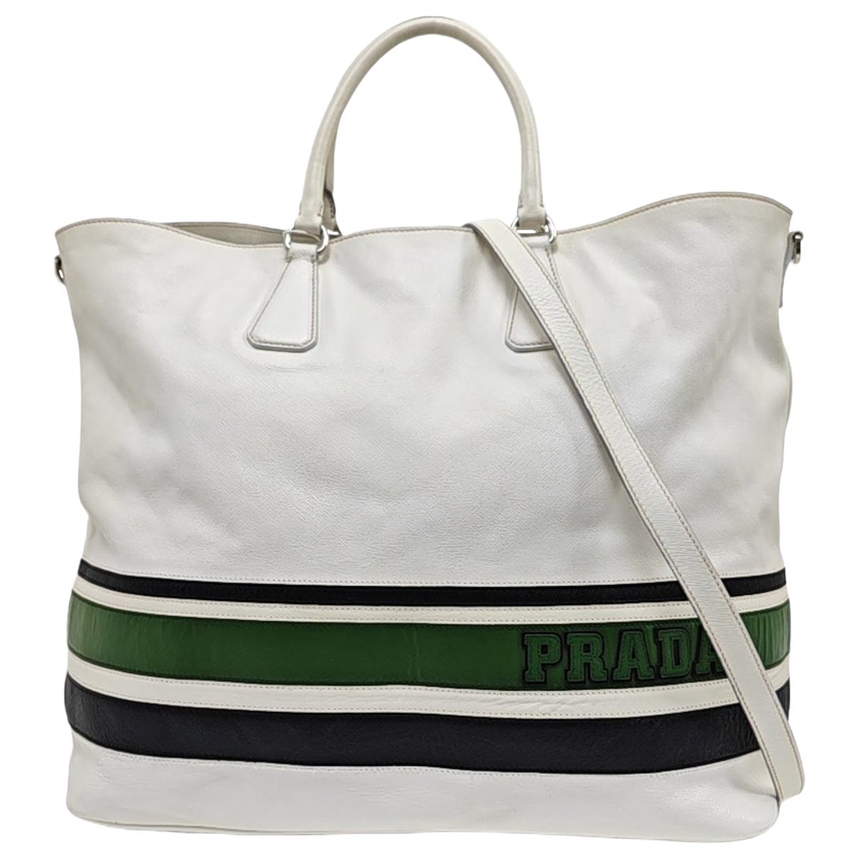 Leather tote