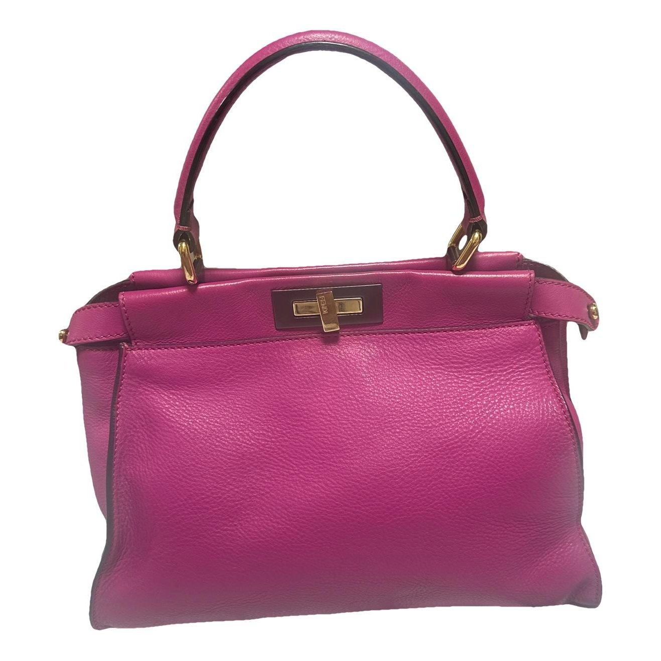 Peekaboo leather handbag