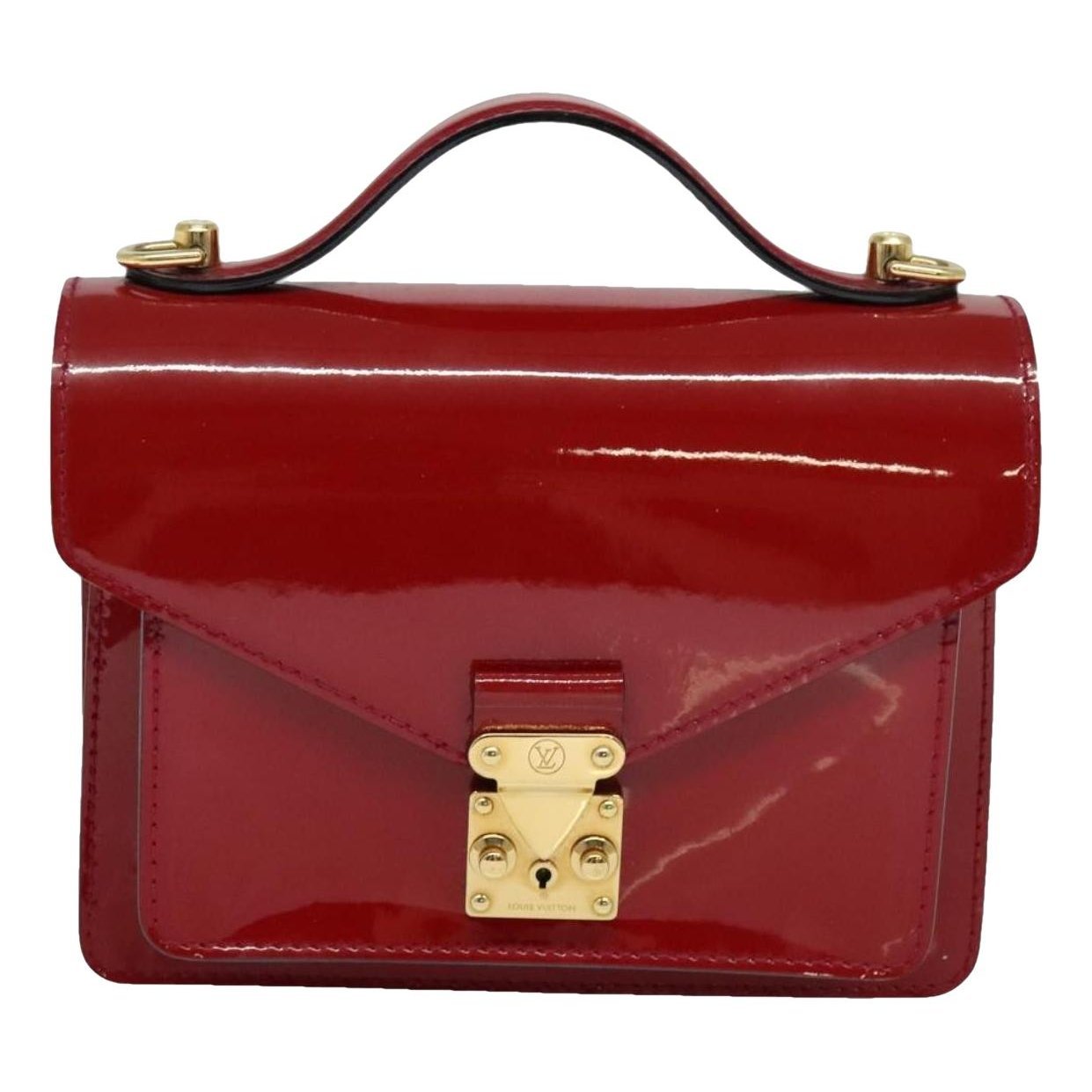 Patent leather handbag