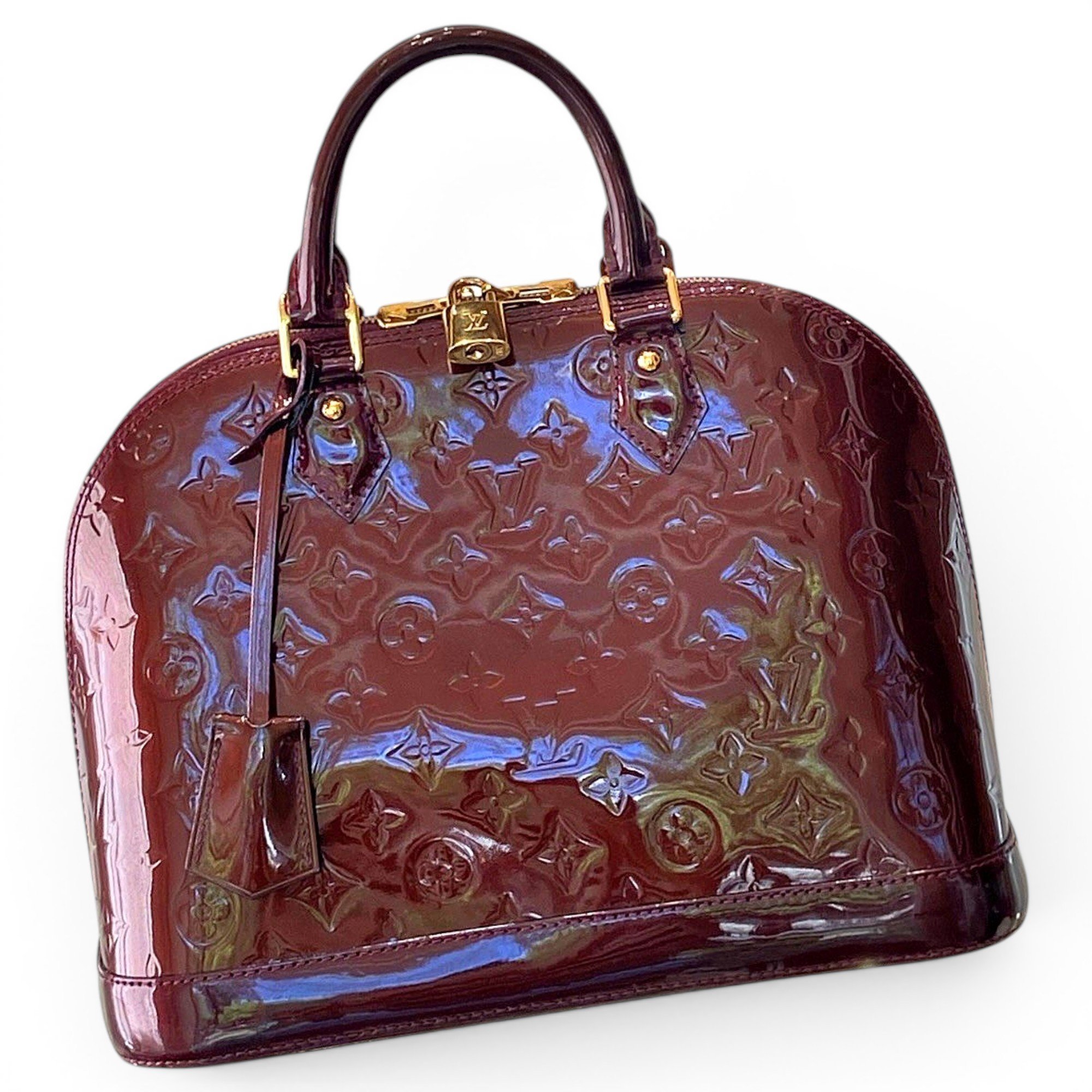 Alma leather handbag