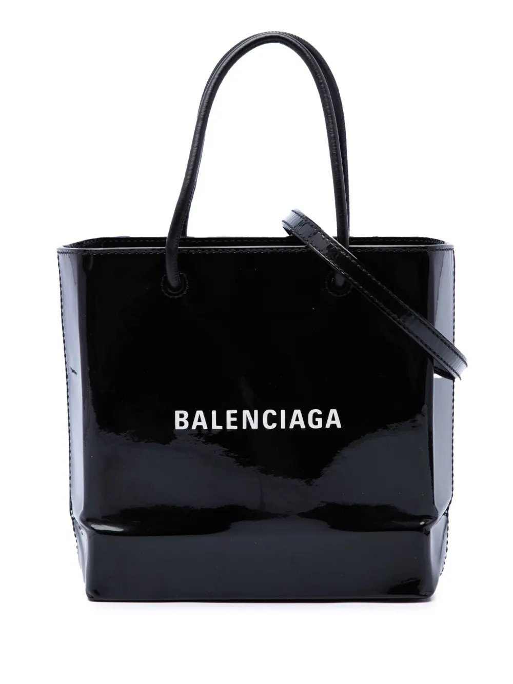 2019 Patent Logo Shopping Tote XXS satchel
