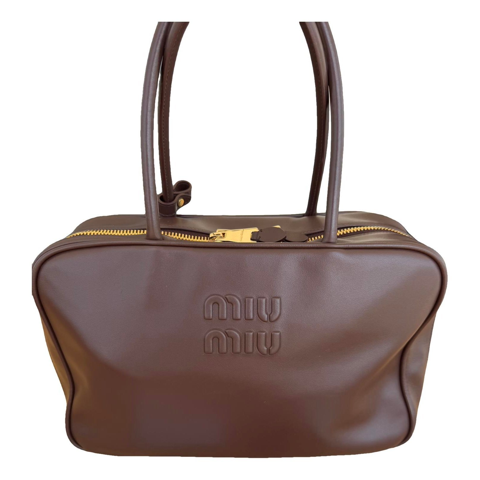 Beau leather handbag