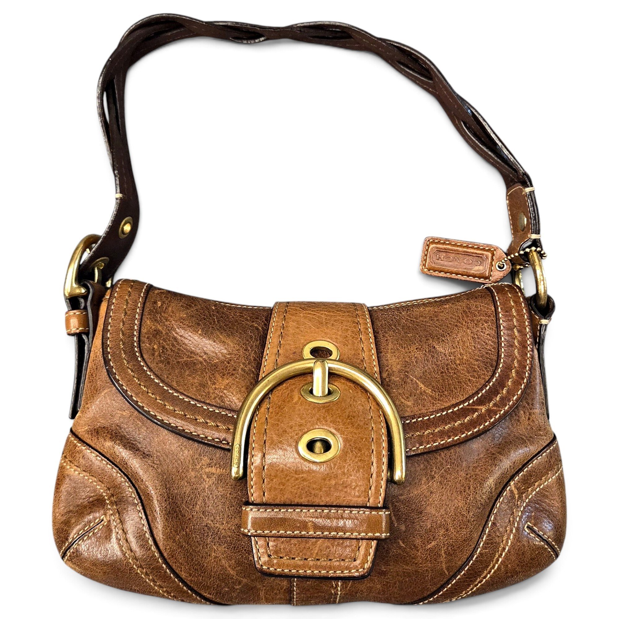 Signature Sufflette leather handbag